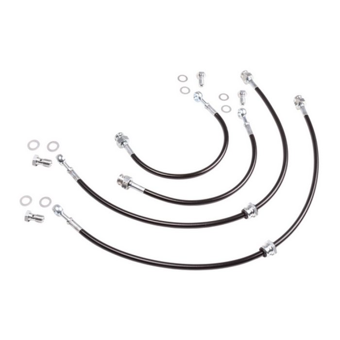 Chase Bays 95-02 Nissan 240SX/Silvia S14/S15 Extended Caliper Brake Lines - Front & Rear Lines