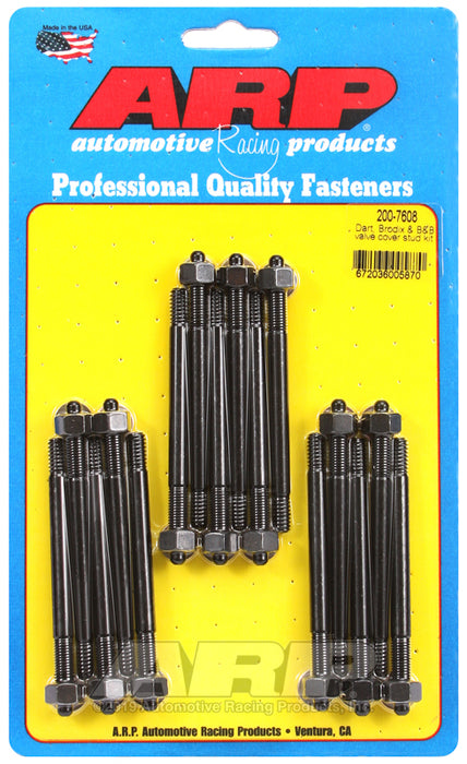 ARP Dart Brodix & B&B valve cover stud kit
