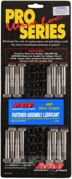 ARP BB Chevy 8.1L M10 ARP2000 pro wave-loc rod bolt kit