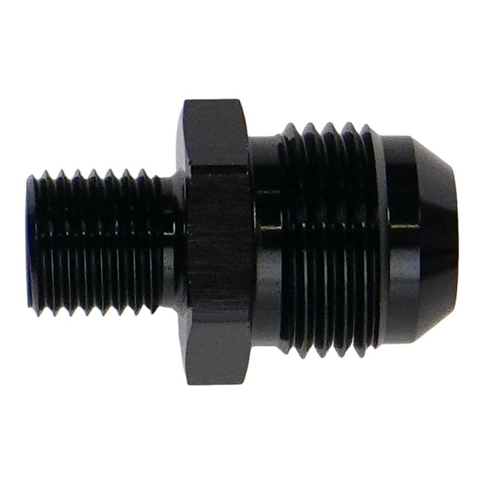 DeatschWerks 10AN Male Flare to M14x1.5 Metric Male Adapter