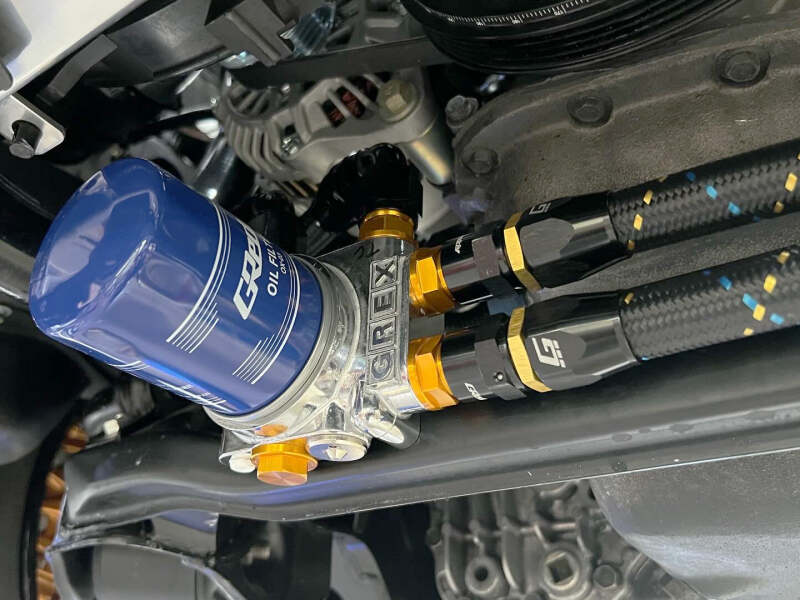 GReddy AN06 120 DEGREE HOSE END SWIVEL BLACK/GOLD ANODIZED