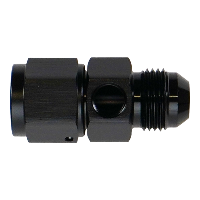DeatschWerks 8AN Male Flare to Female Flare Swivel with 1/8th NPT