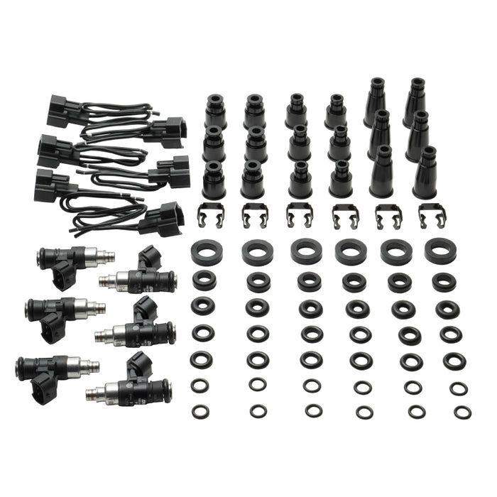 DeatschWerks Universal 6 Cylinder Import Injector Kit - Set of Six 2400cc Injectors