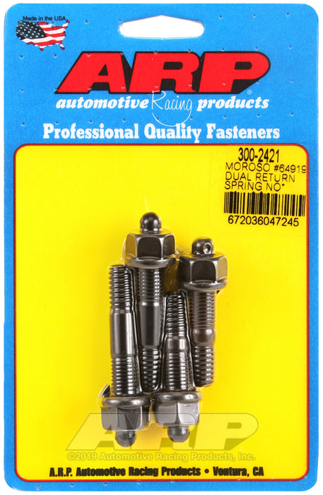 ARP Moroso 64919 dual return spring no spacer plate pro series carb stud kit