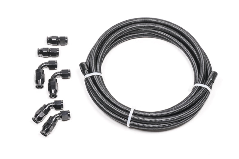 Radium Engineering 6AN Universal PTFE Hose Kit - Black Carbon