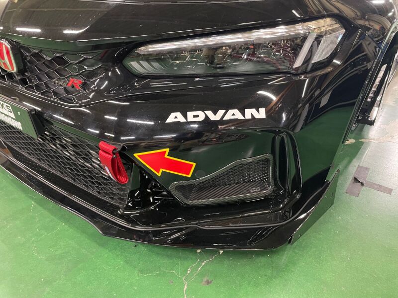 HKS Honda Civic Type R (FL5) Oil Cooler Carbon Fiber Air Duct