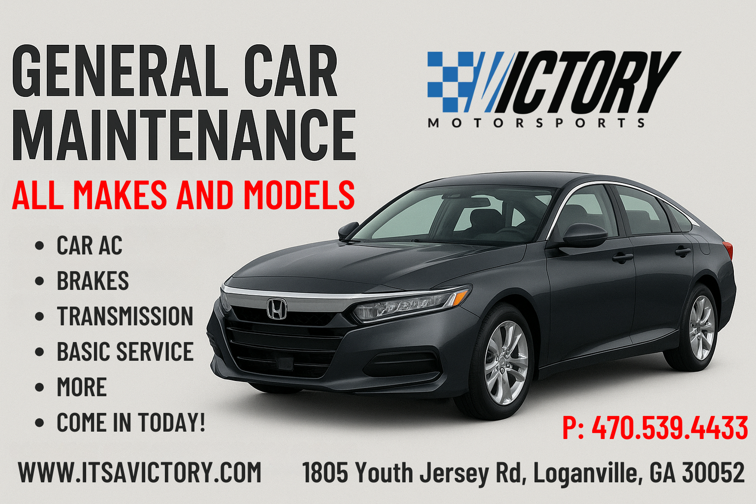 Let Us Maintain Your Ride